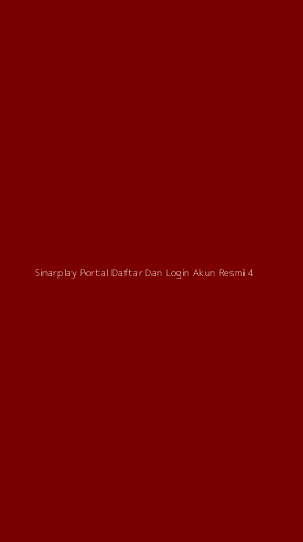 Tampilan Antarmuka Aplikasi Sinarplay Portal Daftar Dan Login Akun Resmi - 4