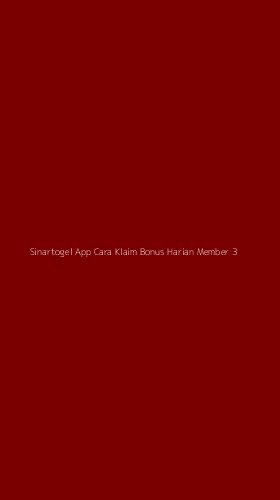 Tampilan Antarmuka Aplikasi Sinartogel App Cara Klaim Bonus Harian Member - 3