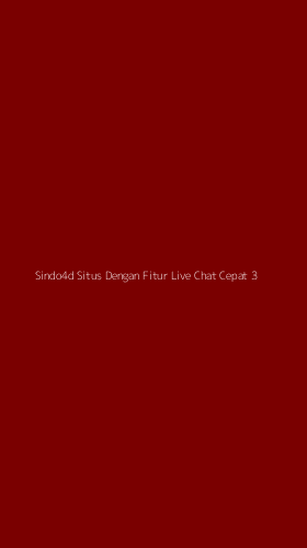 Tampilan Antarmuka Aplikasi Sindo4d Situs Dengan Fitur Live Chat Cepat - 3