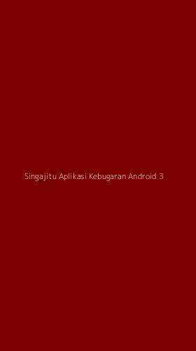 Tampilan Antarmuka Aplikasi Singajitu Aplikasi Kebugaran Android - 3