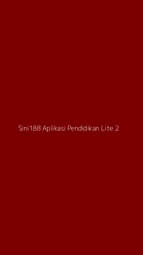 Tampilan Antarmuka Aplikasi Sini188 Aplikasi Pendidikan Lite - 2