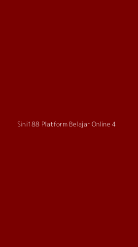 Tampilan Antarmuka Aplikasi Sini188 Platform Belajar Online - 4
