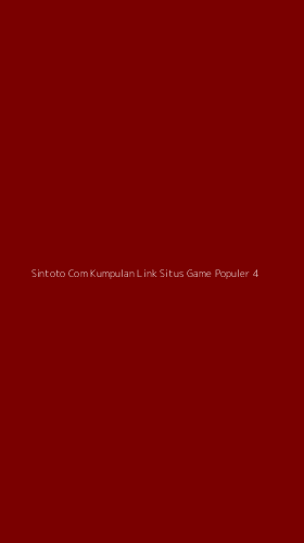 Tampilan Antarmuka Aplikasi Sintoto Com Kumpulan Link Situs Game Populer - 4