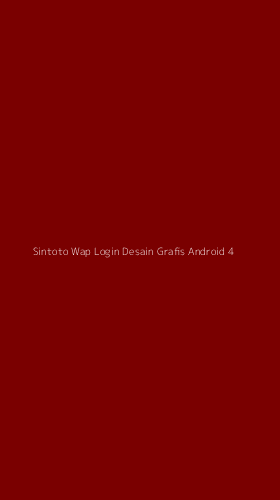 Tampilan Antarmuka Aplikasi Sintoto Wap Login Desain Grafis Android - 4