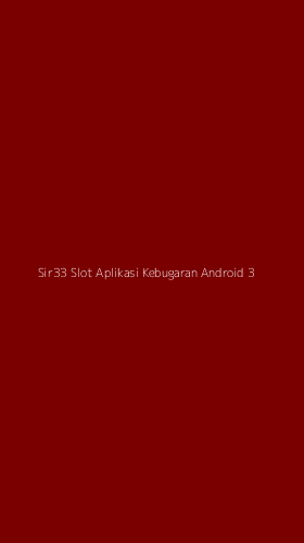 Tampilan Antarmuka Aplikasi Sir33 Slot Aplikasi Kebugaran Android - 3