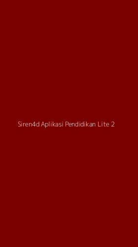 Tampilan Antarmuka Aplikasi Siren4d Aplikasi Pendidikan Lite - 2