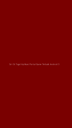 Tampilan Antarmuka Aplikasi Siri St Togel Aplikasi Portal Game Terbaik Android - 3