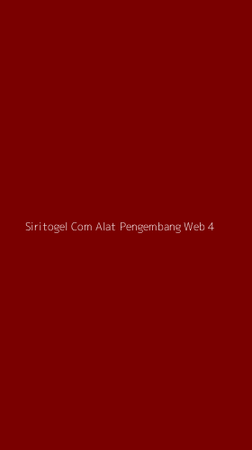 Tampilan Antarmuka Aplikasi Siritogel Com Alat Pengembang Web - 4