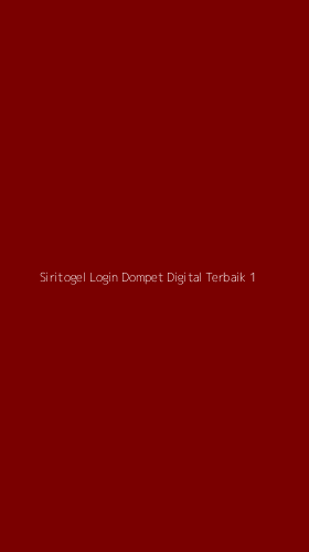 Tampilan Antarmuka Aplikasi Siritogel Login Dompet Digital Terbaik - 1