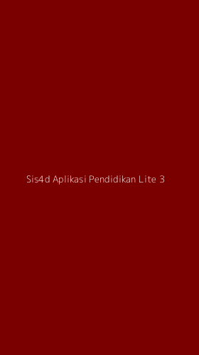 Tampilan Antarmuka Aplikasi Sis4d Aplikasi Pendidikan Lite - 3