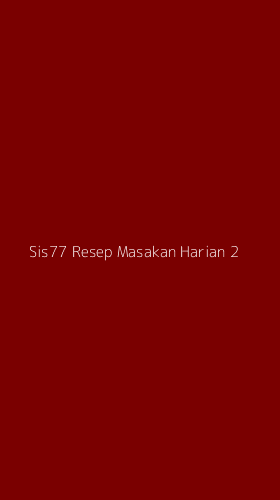 Tampilan Antarmuka Aplikasi Sis77 Resep Masakan Harian - 2