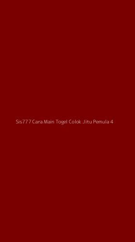Tampilan Antarmuka Aplikasi Sis777 Cara Main Togel Colok Jitu Pemula - 4