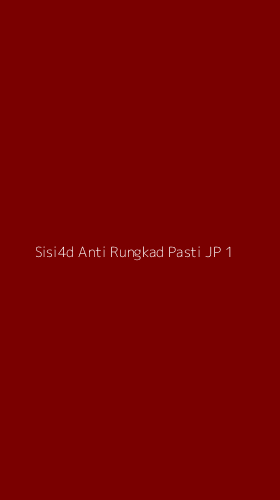 Tampilan Antarmuka Aplikasi Sisi4d Anti Rungkad Pasti Jp - 1