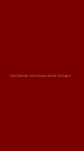 Tampilan Antarmuka Aplikasi Siska78 Bandar Online Dengan Winrate Tertinggi - 4