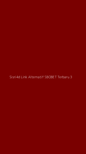 Tampilan Antarmuka Aplikasi Sisri4d Link Alternatif Sbobet Terbaru - 3