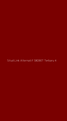 Tampilan Antarmuka Aplikasi Situd Link Alternatif Sbobet Terbaru - 4