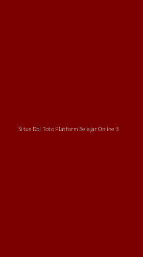 Tampilan Antarmuka Aplikasi Situs Dbl Toto Platform Belajar Online - 3