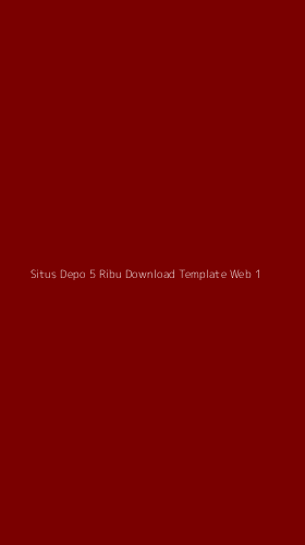 Tampilan Antarmuka Aplikasi Situs Depo 5 Ribu Download Template Web - 1