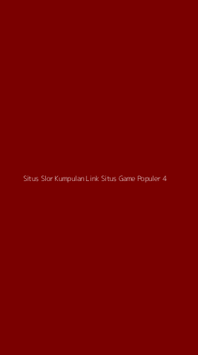 Tampilan Antarmuka Aplikasi Situs Slor Kumpulan Link Situs Game Populer - 4