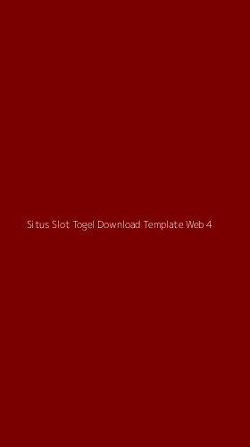 Tampilan Antarmuka Aplikasi Situs Slot Togel Download Template Web - 4