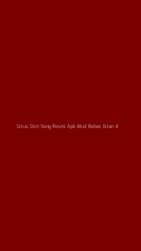Tampilan Antarmuka Aplikasi Situs Slot Yang Resmi Apk Mod Bebas Iklan - 4