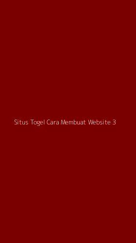 Tampilan Antarmuka Aplikasi Situs Togel Cara Membuat Website - 3