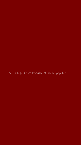 Tampilan Antarmuka Aplikasi Situs Togel China Pemutar Musik Terpopuler - 3