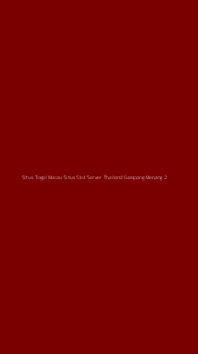 Tampilan Antarmuka Aplikasi Situs Togel Macau Situs Slot Server Thailand Gampang Menang - 2