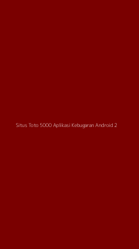 Tampilan Antarmuka Aplikasi Situs Toto 5000 Aplikasi Kebugaran Android - 2