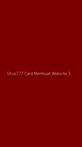 Tampilan Antarmuka Aplikasi Situs777 Cara Membuat Website - 3