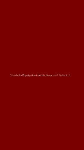 Tampilan Antarmuka Aplikasi Situstoto Rtp Aplikasi Mobile Responsif Terbaik - 3