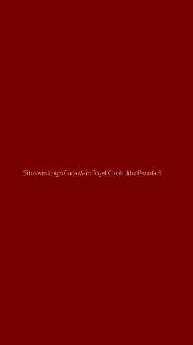 Tampilan Antarmuka Aplikasi Situswin Login Cara Main Togel Colok Jitu Pemula - 3