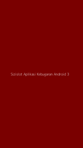 Tampilan Antarmuka Aplikasi Sizislot Aplikasi Kebugaran Android - 3