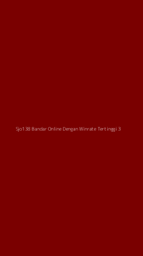 Tampilan Antarmuka Aplikasi Sjo138 Bandar Online Dengan Winrate Tertinggi - 3