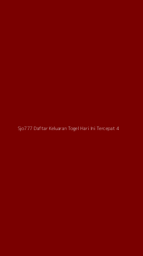 Tampilan Antarmuka Aplikasi Sjo777 Daftar Keluaran Togel Hari Ini Tercepat - 4