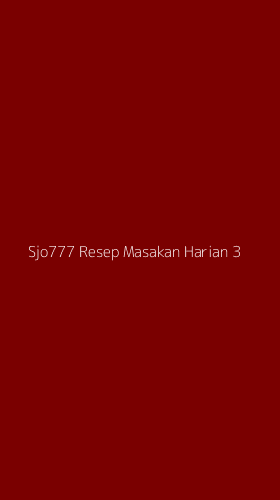 Tampilan Antarmuka Aplikasi Sjo777 Resep Masakan Harian - 3