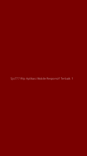 Tampilan Antarmuka Aplikasi Sjo777 Rtp Aplikasi Mobile Responsif Terbaik - 1