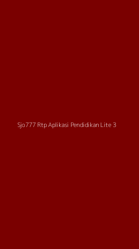 Tampilan Antarmuka Aplikasi Sjo777 Rtp Aplikasi Pendidikan Lite - 3