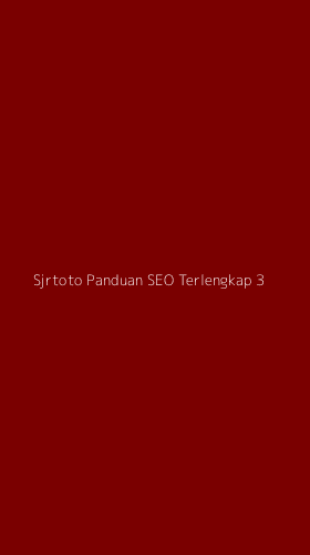 Tampilan Antarmuka Aplikasi Sjrtoto Panduan Seo Terlengkap - 3