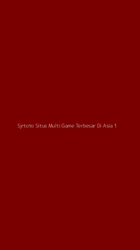 Tampilan Antarmuka Aplikasi Sjrtoto Situs Multi Game Terbesar Di Asia - 1