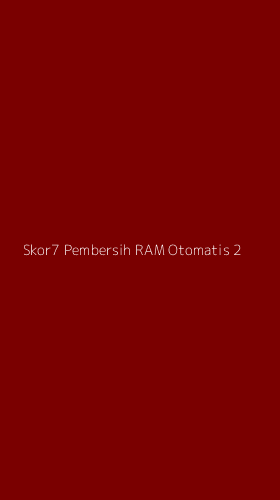 Tampilan Antarmuka Aplikasi Skor7 Pembersih Ram Otomatis - 2