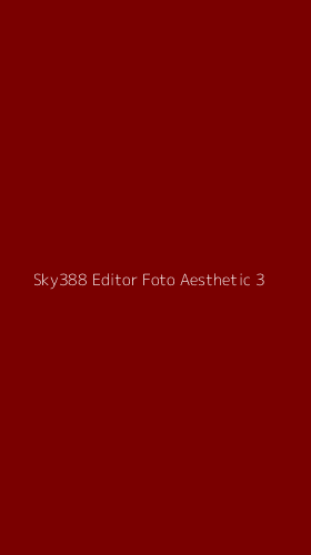 Tampilan Antarmuka Aplikasi Sky388 Editor Foto Aesthetic - 3