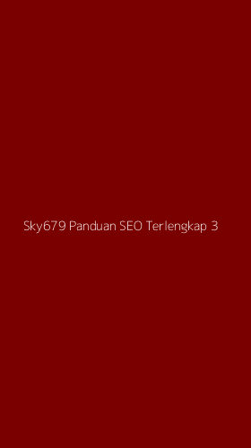 Tampilan Antarmuka Aplikasi Sky679 Panduan Seo Terlengkap - 3