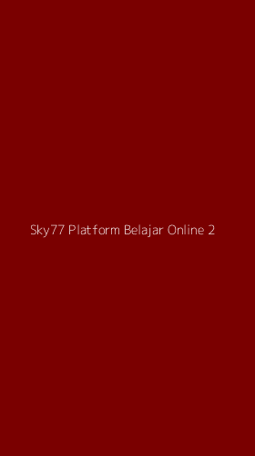 Tampilan Antarmuka Aplikasi Sky77 Platform Belajar Online - 2