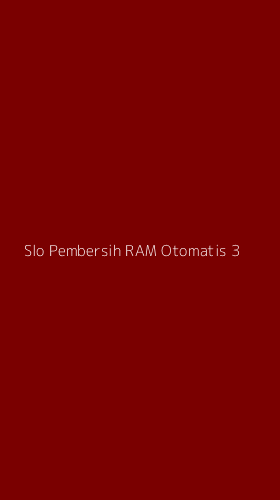 Tampilan Antarmuka Aplikasi Slo Pembersih Ram Otomatis - 3