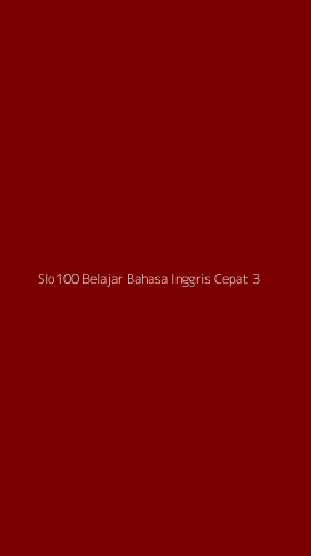 Tampilan Antarmuka Aplikasi Slo100 Belajar Bahasa Inggris Cepat - 3