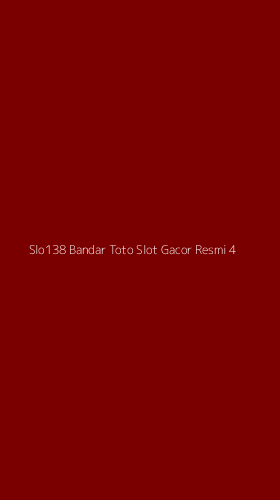 Tampilan Antarmuka Aplikasi Slo138 Bandar Toto Slot Gacor Resmi - 4