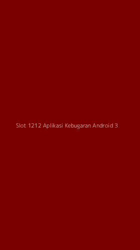 Tampilan Antarmuka Aplikasi Slot 1212 Aplikasi Kebugaran Android - 3