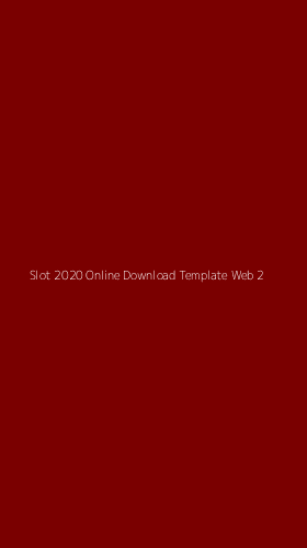 Tampilan Antarmuka Aplikasi Slot 2020 Online Download Template Web - 2