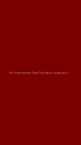 Tampilan Antarmuka Aplikasi Slot Avatar Bandar Togel Toto Macau Terpercaya - 1